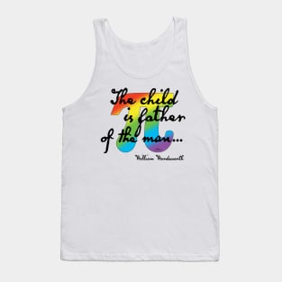 Child, father, pie Tank Top